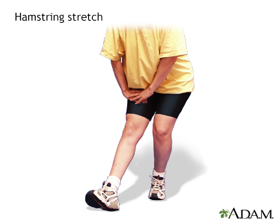 Hamstring stretch